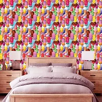 DeCorner - Self Adhesive Wallpaper for Walls (Kulfi) Extra Large Size (300x40) Cm Wall Stickers for Bedroom | Wall Stickers for Living Room | Wall Stickers for Kitchen | Pack of-1-thumb1
