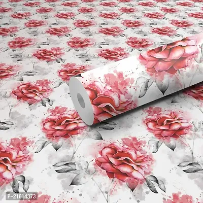 DeCorner - Self Adhesive Wallpaper for Walls (PaintingRose) Extra Large Size (300x40) Cm Wall Stickers for Bedroom | Wall Stickers for Living Room | Wall Stickers for Kitchen | Pack of-1