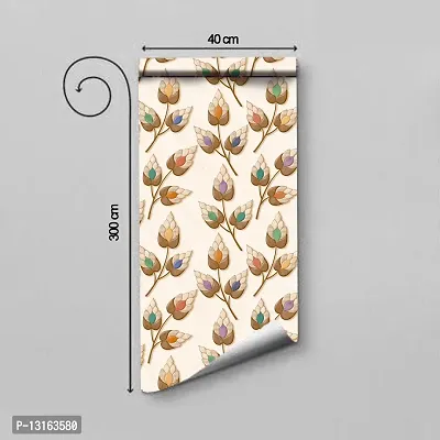 Self Adhesive Wallpapers (WheatFlower) Wall Stickers Extra Large (300x40cm) for Bedroom | Livingroom | Kitchen | Hall Etc-thumb2