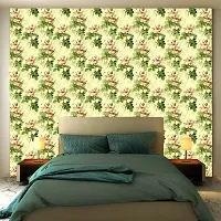 WALLWEAR - Self Adhesive Wallpaper For Walls And Wall Sticker For Home D&eacute;cor (GreenRose) Extra Large Size (300x40cm) 3D Wall Papers For Bedroom, Livingroom, Kitchen, Hall, Office Etc Decorations-thumb3