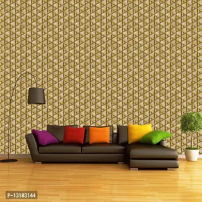 WALLWEAR - Self Adhesive Wallpaper For Walls And Wall Sticker For Home D&eacute;cor (GoldenTikona) Extra Large Size (300x40cm) 3D Wall Papers For Bedroom, Livingroom, Kitchen, Hall, Office Etc Decorations-thumb3