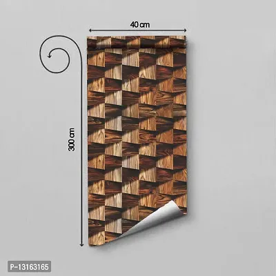 Self Adhesive Wallpapers (3Aayam) Wall Stickers Extra Large (300x40cm) for Bedroom | Livingroom | Kitchen | Hall Etc-thumb2