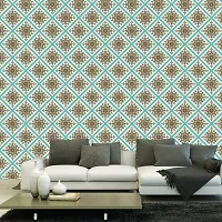 DeCorner - Self Adhesive Wallpaper for Walls (RangoliShape) Extra Large Size (300x40) Cm Wall Stickers for Bedroom | Wall Stickers for Living Room | Wall Stickers for Kitchen | Pack of-1-thumb1