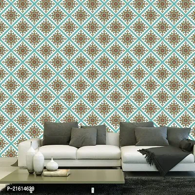DeCorner - Self Adhesive Wallpaper for Walls (RangoliShape) Extra Large Size (300x40) Cm Wall Stickers for Bedroom | Wall Stickers for Living Room | Wall Stickers for Kitchen | Pack of-1-thumb2