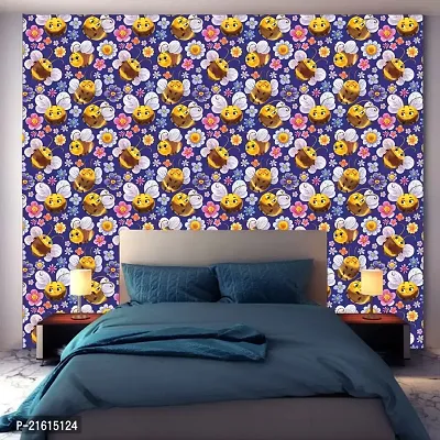 DeCorner - Self Adhesive Wallpaper for Walls (BabyBees) Extra Large Size (300x40) Cm Wall Stickers for Bedroom | Wall Stickers for Living Room | Wall Stickers for Kitchen | Pack of-1-thumb3