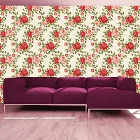 DeCorner - Self Adhesive Wallpaper for Walls (RossyRose) Extra Large Size (300x40) Cm Wall Stickers for Bedroom | Wall Stickers for Living Room | Wall Stickers for Kitchen | Pack of-1-thumb3