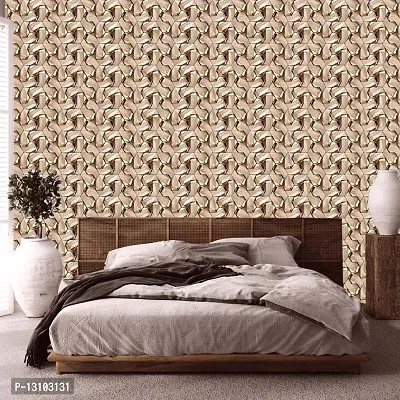 WALLWEAR - Self Adhesive Wallpaper For Walls And Wall Sticker For Home D&eacute;cor (GoldenFan) Extra Large Size (300x40cm) 3D Wall Papers For Bedroom, Livingroom, Kitchen, Hall, Office Etc Decorations-thumb3