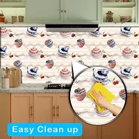 DeCorner -3DWallpapers for Kitchen Waterproof Extra Large (40x200) Cm Kitchen Wallpapers oilproof |Kitchen Wallpapers for Walls |Self Adhesive Wallpaper Vinyl Stickers for Kitchen.(Wave ketliya)-thumb3