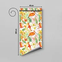 DeCorner - Self Adhesive Wallpaper for Walls (Flamingo) Extra Large Size (300x40) Cm Wall Stickers for Bedroom | Wall Stickers for Living Room | Wall Stickers for Kitchen | Pack of-1-thumb1