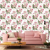 Self Adhesive Wallpapers (PinkMarigold) Wall Stickers Extra Large (300x40cm) for Bedroom | Livingroom | Kitchen | Hall Etc-thumb2