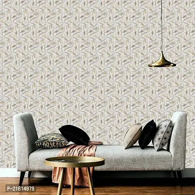 DeCorner - Self Adhesive Wallpaper for Walls (GoldenLeaf) Extra Large Size (300x40) Cm Wall Stickers for Bedroom | Wall Stickers for Living Room | Wall Stickers for Kitchen | Pack of-1-thumb4