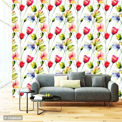 Stylish Fancy Designer Vinyl Self Adhesive Wallpaper Stickers For Home Decoration Big Size 300x40 Cm Wall Stickers For Wall-thumb3