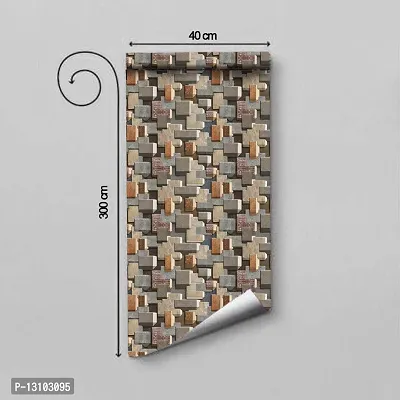 WALLWEAR - Self Adhesive Wallpaper For Walls And Wall Sticker For Home D&eacute;cor (DesignerMarble) Extra Large Size (300x40cm) 3D Wall Papers For Bedroom, Livingroom, Kitchen, Hall, Office Etc Decorations-thumb2