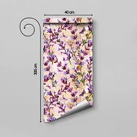 DeCorner - Self Adhesive Wallpaper for Walls (Fly Lilly) Extra Large Size (300x40) Cm Wall Stickers for Bedroom | Wall Stickers for Living Room | Wall Stickers for Kitchen | Pack of-1-thumb1