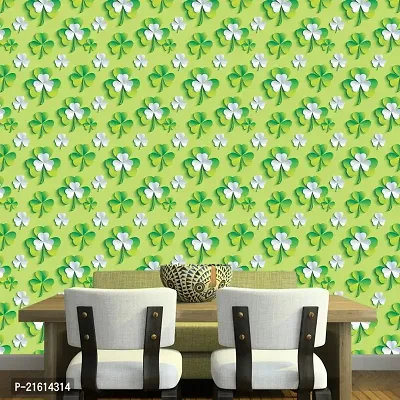 DeCorner - Self Adhesive Wallpaper for Walls (3DGreenLeaf) Extra Large Size (300x40) Cm Wall Stickers for Bedroom | Wall Stickers for Living Room | Wall Stickers for Kitchen | Pack of-1-thumb5