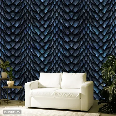 WALLWEAR - Self Adhesive Wallpaper For Walls And Wall Sticker For Home D&eacute;cor (SnakeLeather) Extra Large Size (300x40cm) 3D Wall Papers For Bedroom, Livingroom, Kitchen, Hall, Office Etc Decorations-thumb3