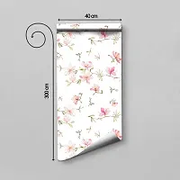 DeCorner - Self Adhesive Wallpaper for Walls (OrchidFlower) Extra Large Size (300x40) Cm Wall Stickers for Bedroom | Wall Stickers for Living Room | Wall Stickers for Kitchen | Pack of-1-thumb1