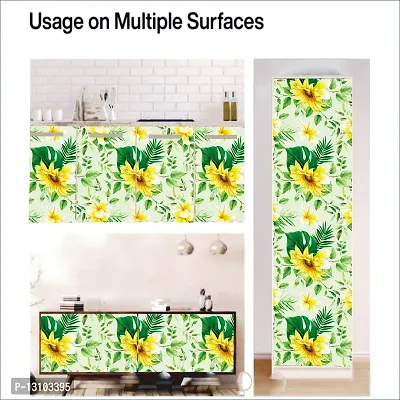 WALLWEAR - Self Adhesive Wallpaper For Walls And Wall Sticker For Home D&eacute;cor (WildFlower) Extra Large Size (300x40cm) 3D Wall Papers For Bedroom, Livingroom, Kitchen, Hall, Office Etc Decorations-thumb5