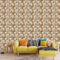 WALLWEAR - Self Adhesive Wallpaper For Walls And Wall Sticker For Home D&eacute;cor (CrackBrick) Extra Large Size (300x40cm) 3D Wall Papers For Bedroom, Livingroom, Kitchen, Hall, Office Etc Decorations-thumb2