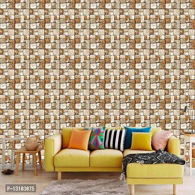 WALLWEAR - Self Adhesive Wallpaper For Walls And Wall Sticker For Home D&eacute;cor (CrackBrick) Extra Large Size (300x40cm) 3D Wall Papers For Bedroom, Livingroom, Kitchen, Hall, Office Etc Decorations-thumb3