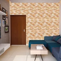 Self Adhesive Wallpapers (TileChatai) Wall Stickers Extra Large (300x40cm) for Bedroom | Livingroom | Kitchen | Hall Etc-thumb3