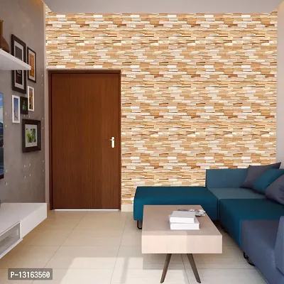 Self Adhesive Wallpapers (TileChatai) Wall Stickers Extra Large (300x40cm) for Bedroom | Livingroom | Kitchen | Hall Etc-thumb4