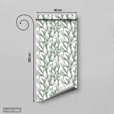 DeCorner - Self Adhesive Wallpaper for Walls (Bamboo Leaves) Extra Large Size (300x40) Cm Wall Stickers for Bedroom | Wall Stickers for Living Room | Wall Stickers for Kitchen | Pack of-1-thumb5