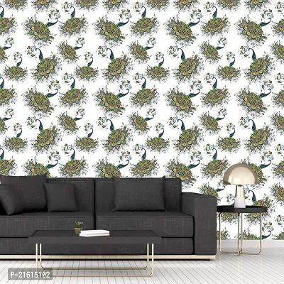 DeCorner - Self Adhesive Wallpaper for Walls (Peacock) Extra Large Size (300x40) Cm Wall Stickers for Bedroom | Wall Stickers for Living Room | Wall Stickers for Kitchen | Pack of-1-thumb5