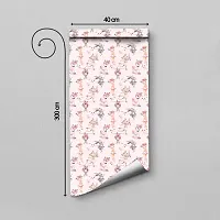 DeCorner - Self Adhesive Wallpaper for Walls (BlushingCat) Extra Large Size (300x40) Cm Wall Stickers for Bedroom | Wall Stickers for Living Room | Wall Stickers for Kitchen | Pack of-1-thumb1