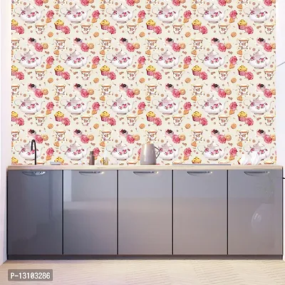 WALLWEAR - Self Adhesive Wallpaper For Walls And Wall Sticker For Home D&eacute;cor (PotTea) Extra Large Size (300x40cm) 3D Wall Papers For Bedroom, Livingroom, Kitchen, Hall, Office Etc Decorations-thumb4