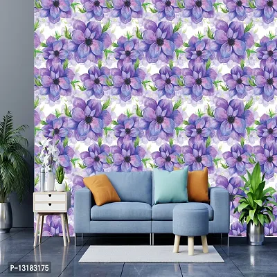 WALLWEAR - Self Adhesive Wallpaper For Walls And Wall Sticker For Home D&eacute;cor (JaamuniFlower) Extra Large Size (300x40cm) 3D Wall Papers For Bedroom, Livingroom, Kitchen, Hall, Office Etc Decorations-thumb3