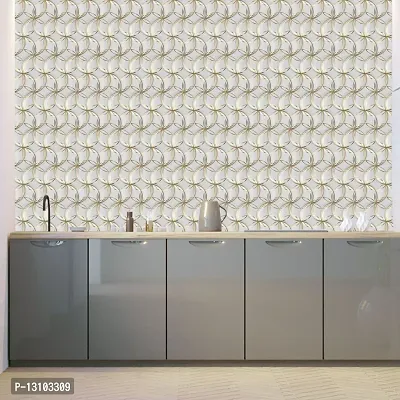 WALLWEAR - Self Adhesive Wallpaper For Walls And Wall Sticker For Home D&eacute;cor (RoundFlower) Extra Large Size (300x40cm) 3D Wall Papers For Bedroom, Livingroom, Kitchen, Hall, Office Etc Decorations-thumb4