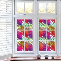 DeCorner- Self Adhesive Vinyl Window Privacy Film Decorative Stickers Large Size (60x200Cm) Glass Film Window Stickers for Home Glass Bathroom Colourful Window Sticker for Glass (A-Trans Colour)-thumb3