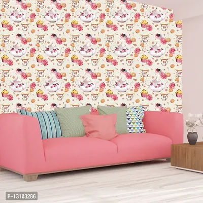 WALLWEAR - Self Adhesive Wallpaper For Walls And Wall Sticker For Home D&eacute;cor (PotTea) Extra Large Size (300x40cm) 3D Wall Papers For Bedroom, Livingroom, Kitchen, Hall, Office Etc Decorations-thumb3