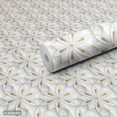 WALLWEAR - Self Adhesive Wallpaper For Walls And Wall Sticker For Home D&eacute;cor (CircleFlower) Extra Large Size (300x40cm) 3D Wall Papers For Bedroom, Livingroom, Kitchen, Hall, Office Etc Decorations