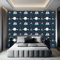 Self Adhesive Wallpapers (NightPanda) Wall Stickers Extra Large (300x40cm) for Bedroom | Livingroom | Kitchen | Hall Etc-thumb2