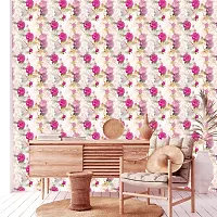 WALLWEAR - Self Adhesive Wallpaper For Walls And Wall Sticker For Home D&eacute;cor (FoggFlower) Extra Large Size (300x40cm) 3D Wall Papers For Bedroom, Livingroom, Kitchen, Hall, Office Etc Decorations-thumb2