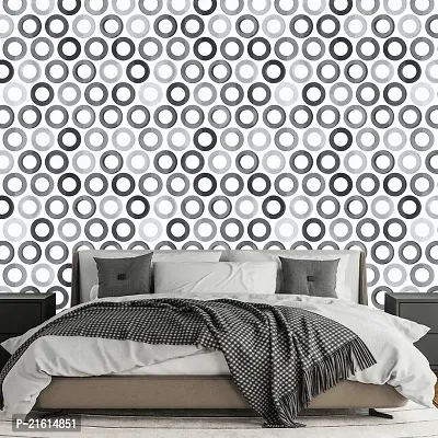 DeCorner - Self Adhesive Wallpaper for Walls (CircleWall) Extra Large Size (300x40) Cm Wall Stickers for Bedroom | Wall Stickers for Living Room | Wall Stickers for Kitchen | Pack of-1-thumb2