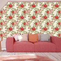 Self Adhesive Wallpapers (RossyRose) Wall Stickers Extra Large (300x40cm) for Bedroom | Livingroom | Kitchen | Hall Etc-thumb2