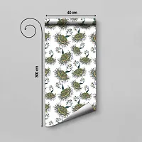 Self Adhesive Wallpapers (Peacock) Wall Stickers Extra Large (300x40cm) for Bedroom | Livingroom | Kitchen | Hall Etc-thumb1