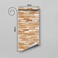 Self Adhesive Wallpapers (TileChatai) Wall Stickers Extra Large (300x40cm) for Bedroom | Livingroom | Kitchen | Hall Etc-thumb1