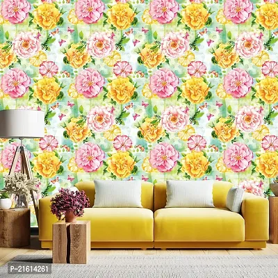 DeCorner - Self Adhesive Wallpaper for Walls (Blossom Flower) Extra Large Size (300x40) Cm Wall Stickers for Bedroom | Wall Stickers for Living Room | Wall Stickers for Kitchen | Pack of-1-thumb4