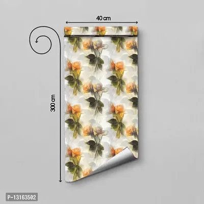 Self Adhesive Wallpapers (RoseFogg) Wall Stickers Extra Large (300x40cm) for Bedroom | Livingroom | Kitchen | Hall Etc-thumb2