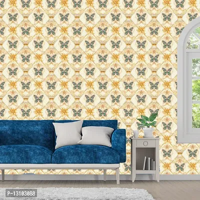 WALLWEAR - Self Adhesive Wallpaper For Walls And Wall Sticker For Home D&eacute;cor (CrownButterfly) Extra Large Size (300x40cm) 3D Wall Papers For Bedroom, Livingroom, Kitchen, Hall, Office Etc Decorations-thumb3