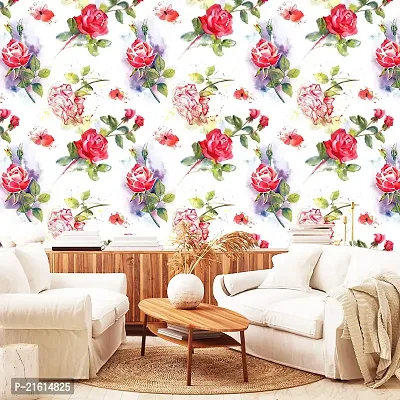 DeCorner - Self Adhesive Wallpaper for Walls (Beautiful Rose) Extra Large Size (300x40) Cm Wall Stickers for Bedroom | Wall Stickers for Living Room | Wall Stickers for Kitchen | Pack of-1-thumb4