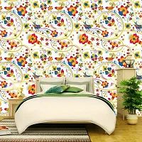 DeCorner - Self Adhesive Wallpaper for Walls (SparrowFlower) Extra Large Size (300x40) Cm Wall Stickers for Bedroom | Wall Stickers for Living Room | Wall Stickers for Kitchen | Pack of-1-thumb4