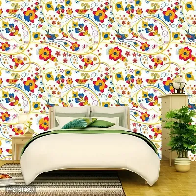 DeCorner - Self Adhesive Wallpaper for Walls (SparrowFlower) Extra Large Size (300x40) Cm Wall Stickers for Bedroom | Wall Stickers for Living Room | Wall Stickers for Kitchen | Pack of-1-thumb5