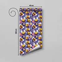 Self Adhesive Wallpapers (BabyBees) Wall Stickers Extra Large (300x40cm) for Bedroom | Livingroom | Kitchen | Hall Etc-thumb1