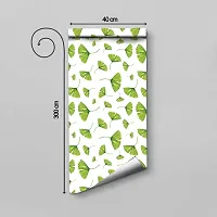 DeCorner - Self Adhesive Wallpaper for Walls (Biloba Leaf) Extra Large Size (300x40) Cm Wall Stickers for Bedroom | Wall Stickers for Living Room | Wall Stickers for Kitchen | Pack of-1-thumb1