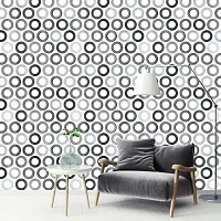 WALLWEAR - Self Adhesive Wallpaper For Walls And Wall Sticker For Home D&eacute;cor (CircleWall) Extra Large Size (300x40cm) 3D Wall Papers For Bedroom, Livingroom, Kitchen, Hall, Office Etc Decorations-thumb3